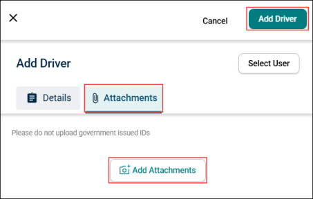 Attachment Tab